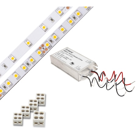 Diode Led BLAZE 100 LED Tape Light, 12V, 3000K, 16.4 ft. Spl with 60W ELV Driver DI-KIT-12V-BC1ODBELV60-3000